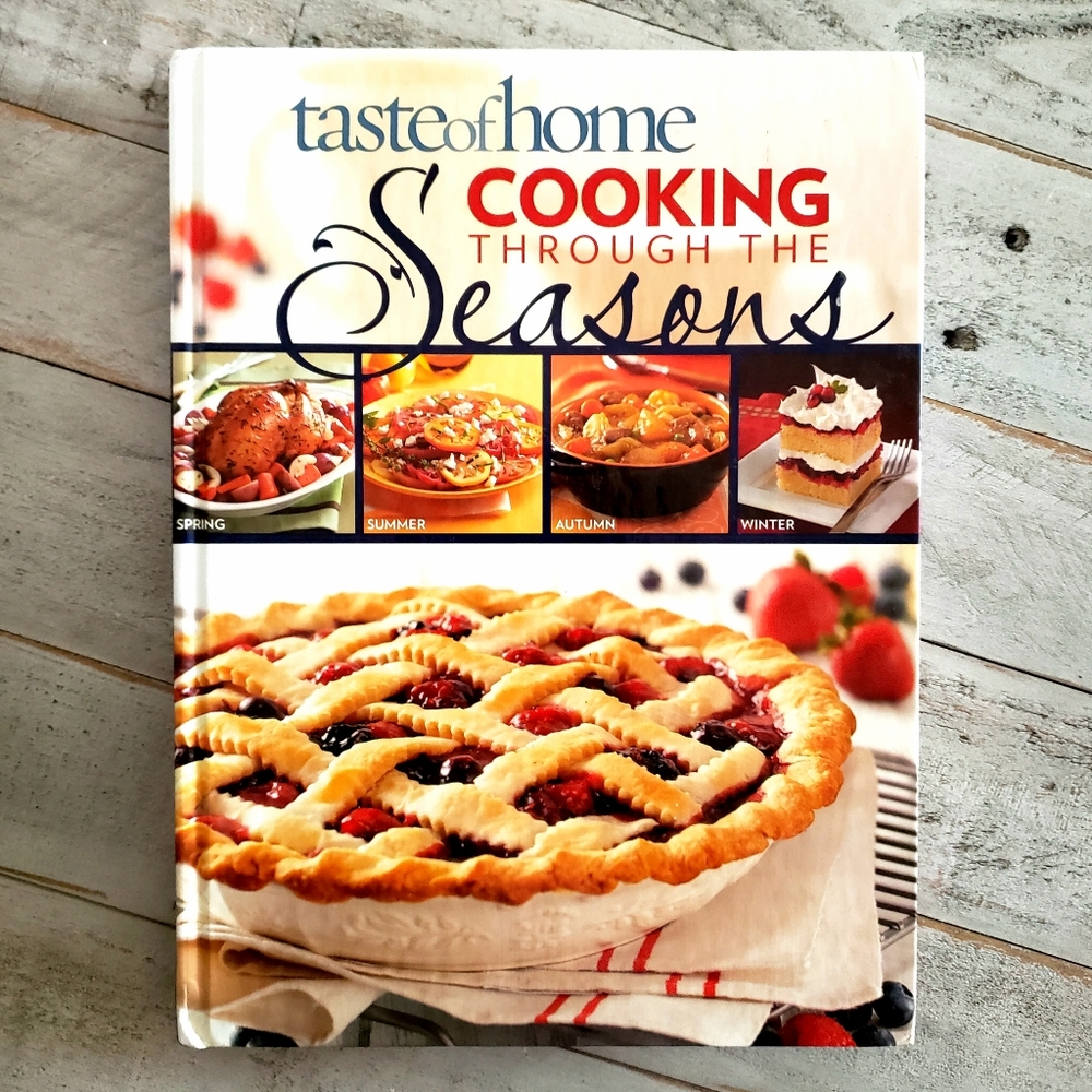 NEW Taste of Home Cooking through the Season cookbook Christmas holiday Fall